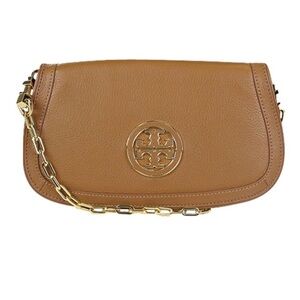 Tory Burch “Amanda” Royal Tan Crossbody Bag